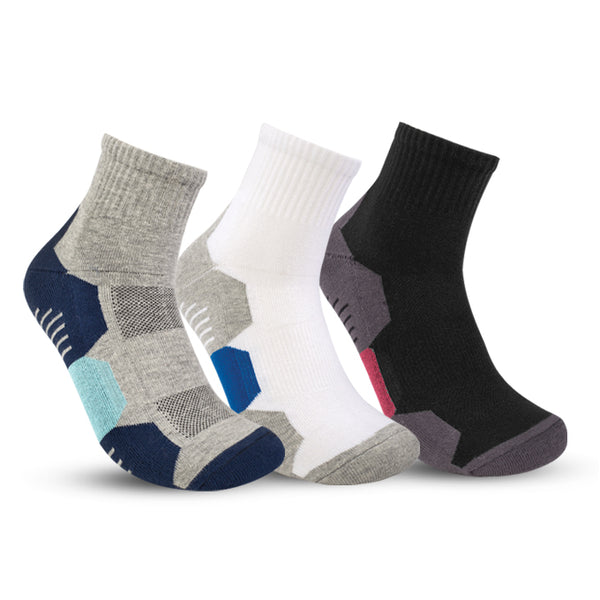 Medium-Cut Half-Cushioned Men's Socks